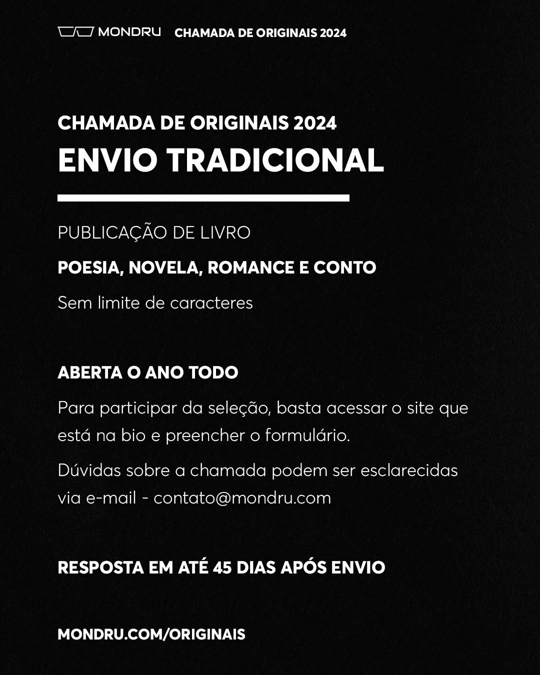 CHAMADA DE ORIGINAIS - ENVIO TRADICIONAL 2024Prancheta 2