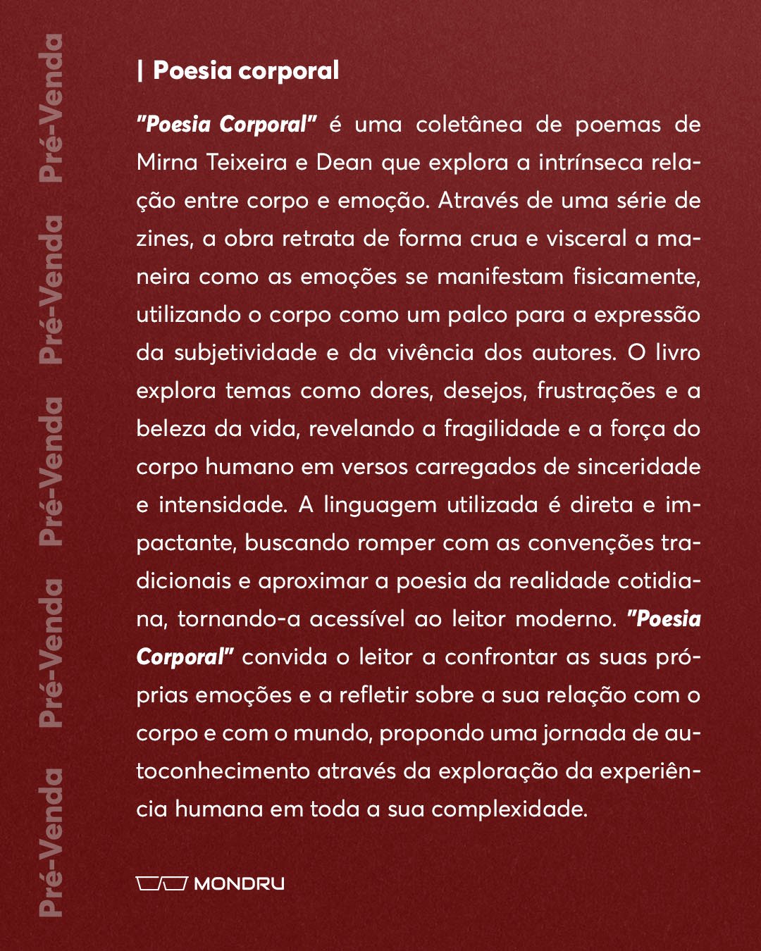 PRE-VENDA - EDITORA - Poesia corporalPrancheta 2