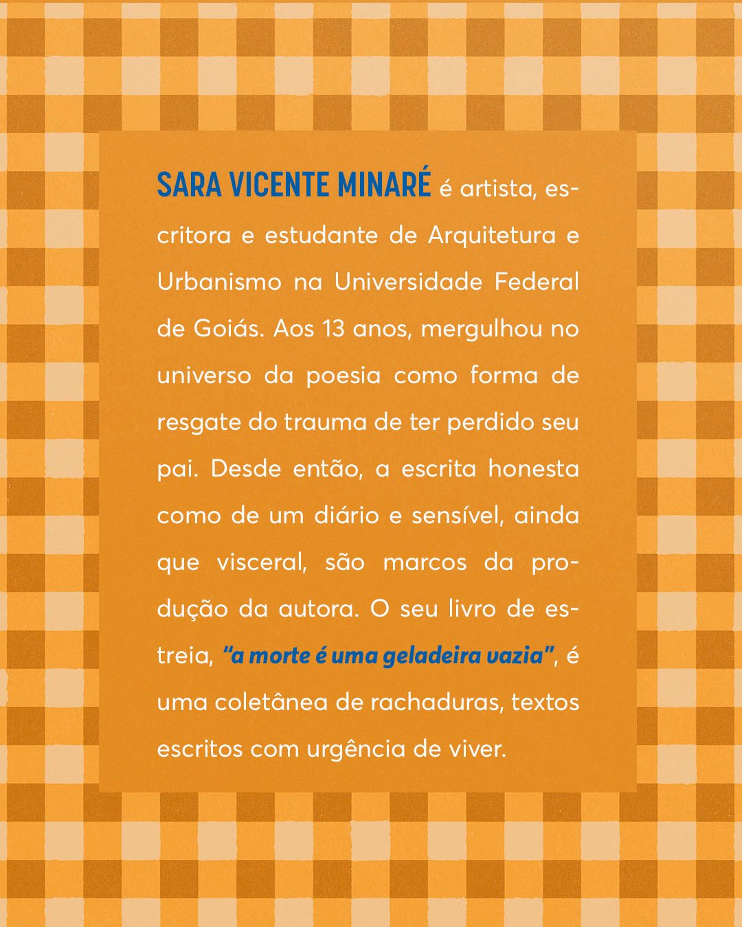 PRE-VENDA - EDITORA - A morte é uma geladeira vaziaPrancheta 6
