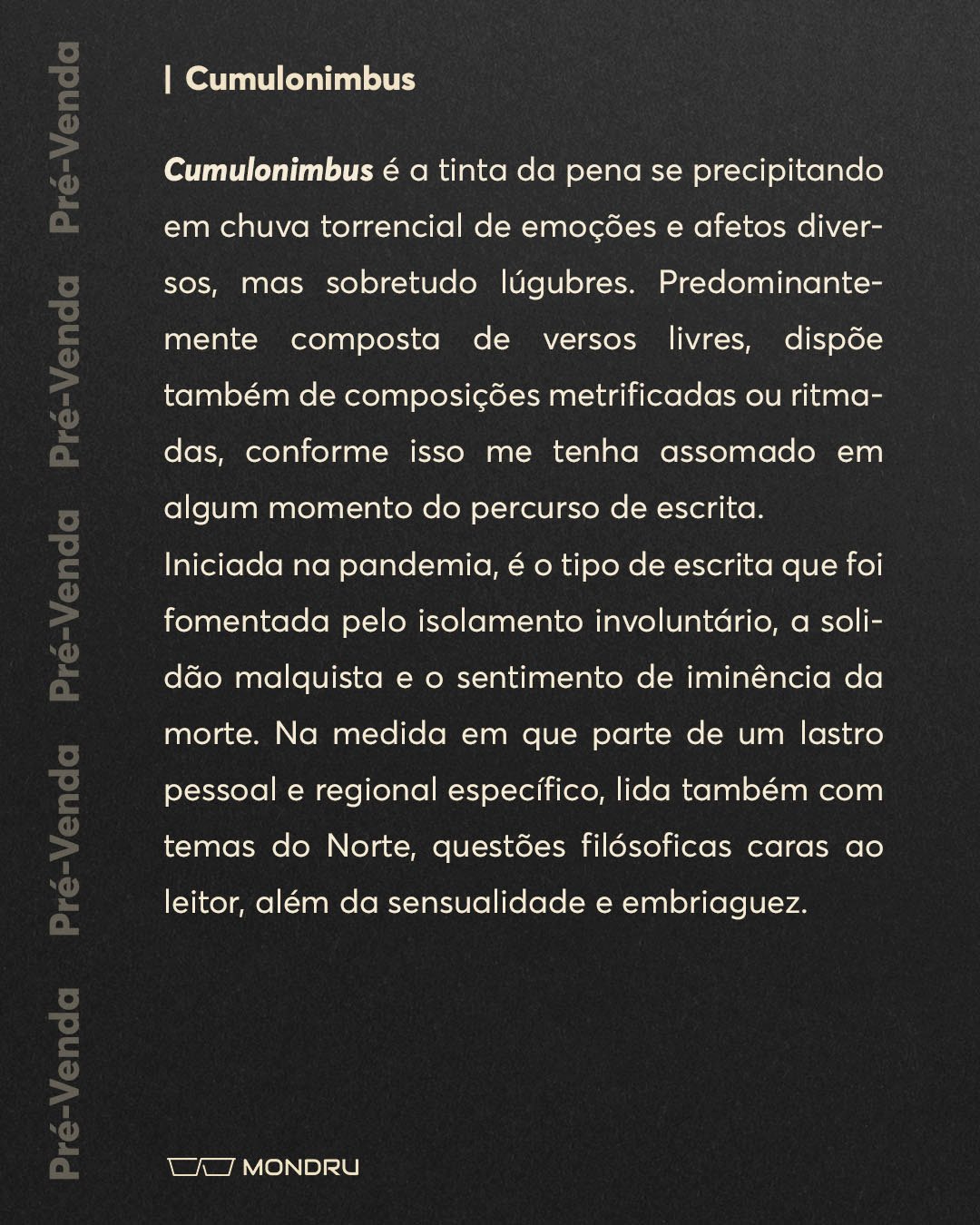 PRE-VENDA - EDITORA - CumulonimbusPrancheta 2