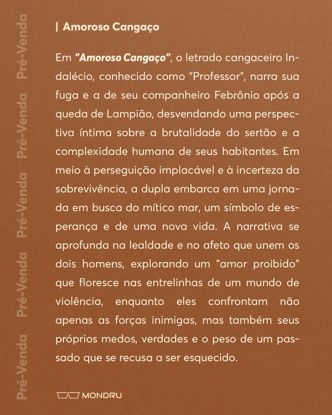 PRE-VENDA - EDITORA - Amoroso CangaçoPrancheta 2