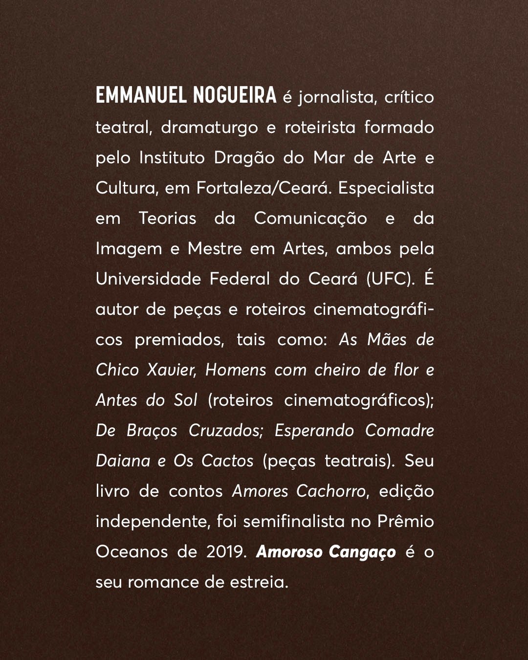 PRE-VENDA - EDITORA - Amoroso CangaçoPrancheta 6