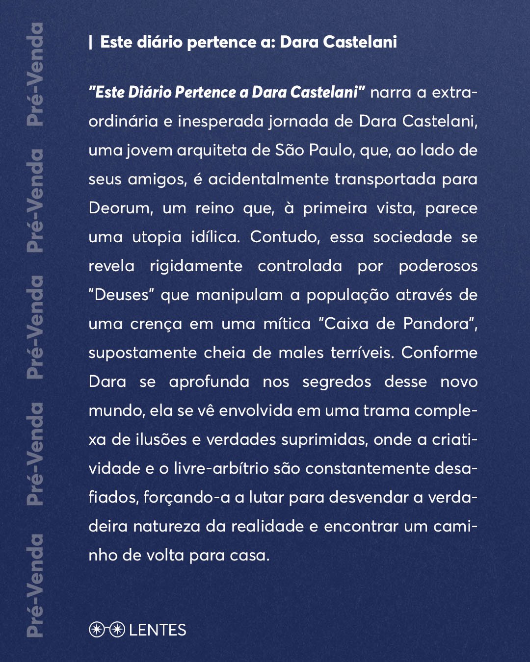 PRE-VENDA - EDITORA - Este diário pertence a Dara CastelaniPrancheta 2