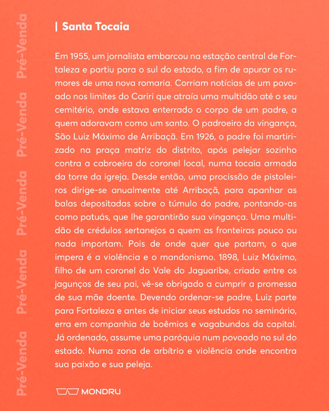 PRE-VENDA - EDITORA - Santa tocaiaPrancheta 2