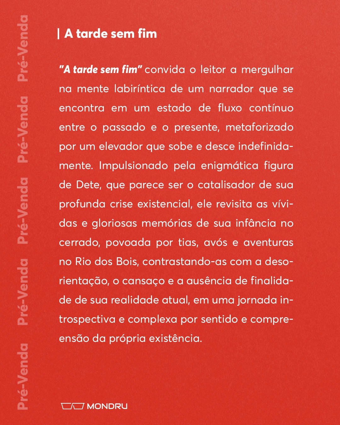 PRE-VENDA - EDITORA - A tarde sem fimPrancheta 2